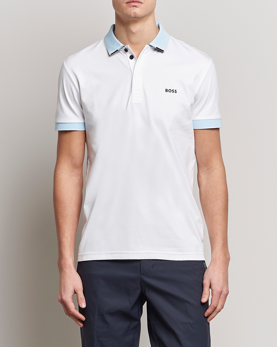 Herre | Polotrøjer | BOSS GREEN | Paddy Performance Piké White
