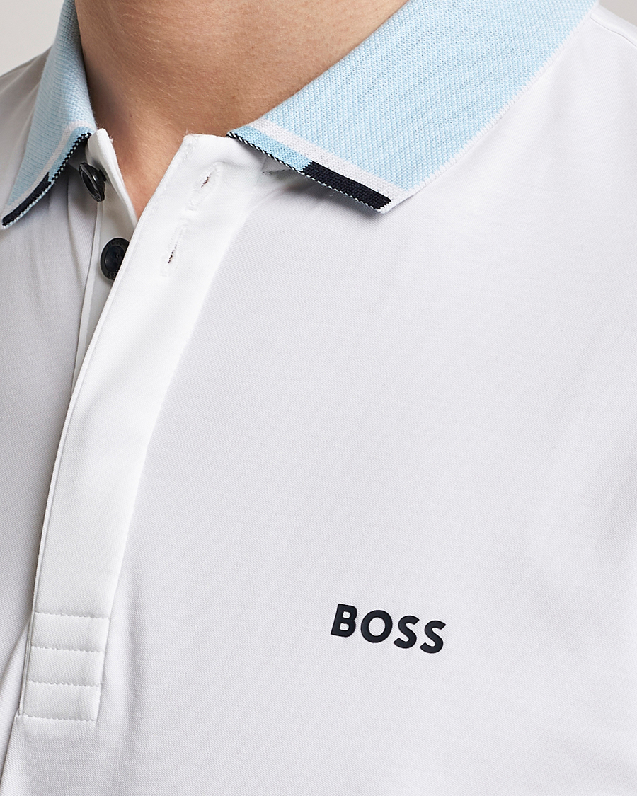 Herre | Polotrøjer | BOSS GREEN | Paddy Performance Piké White