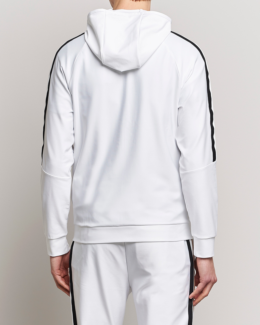 Herre | Trøjer | BOSS GREEN | Sicon Performance Full-Zip Hoodie White
