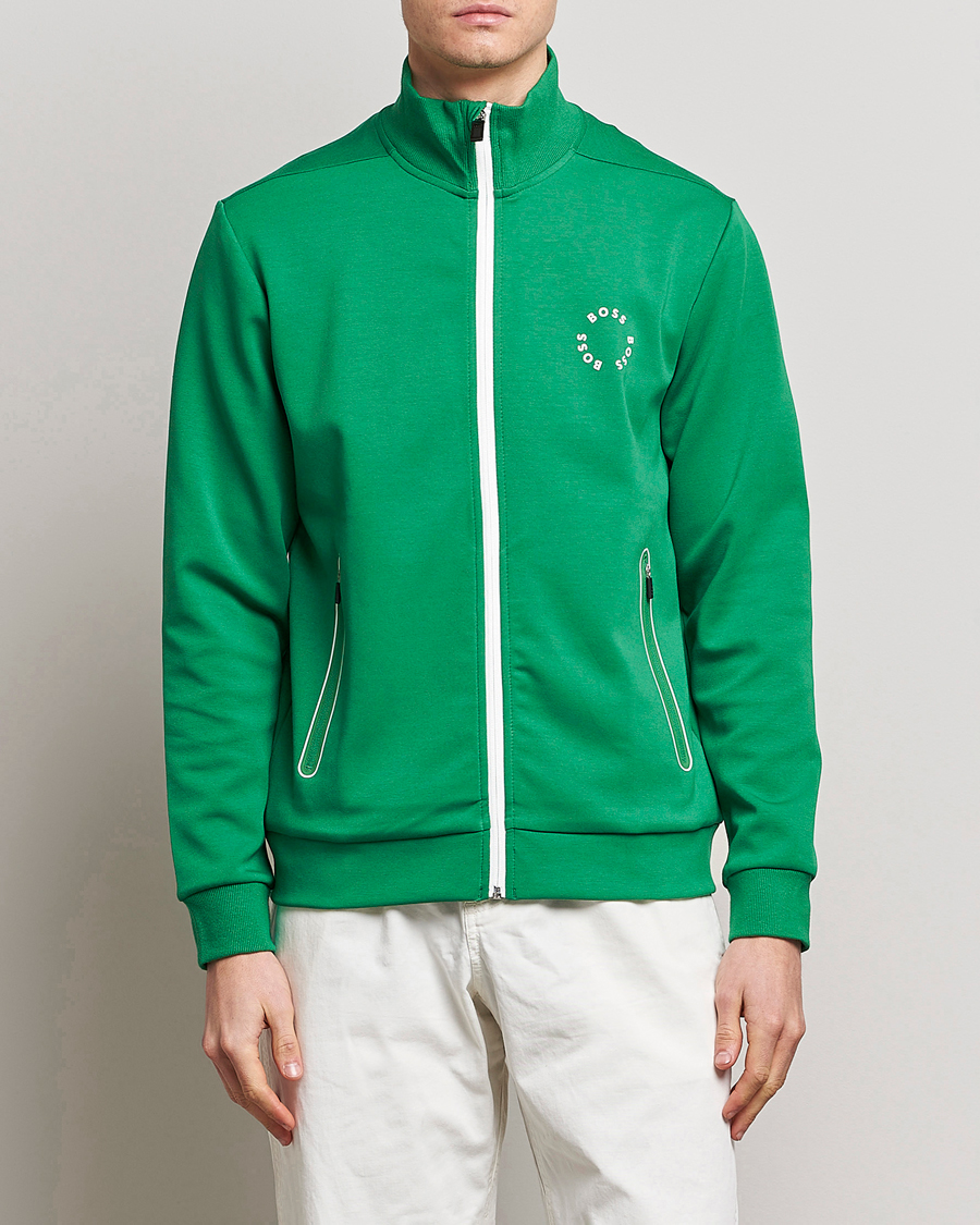 Herre | BOSS GREEN | BOSS GREEN | Skaz Full-Zip Open Green
