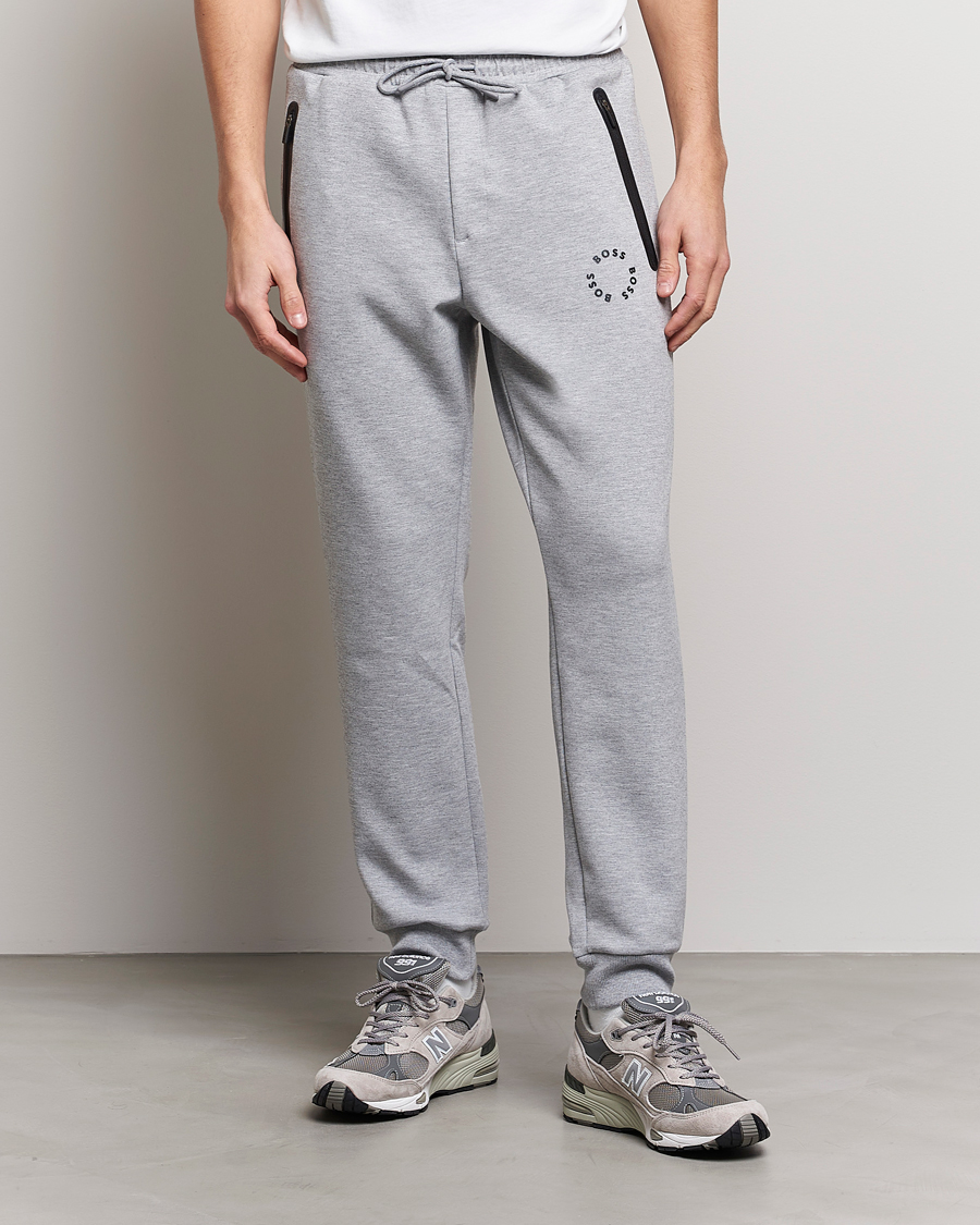 Herre | BOSS GREEN | BOSS GREEN | Hadiko Sweatpants Light Grey