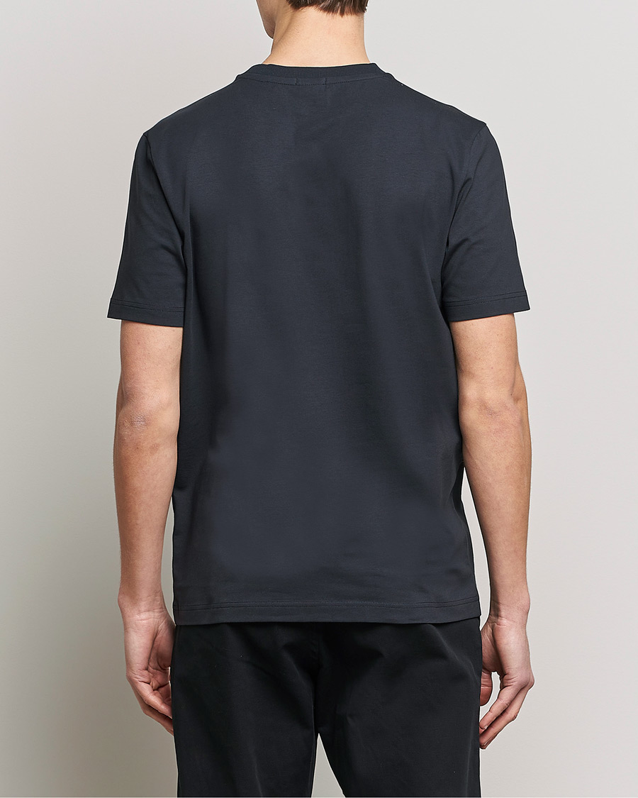 Herre | T-Shirts | BOSS GREEN | Logo Crew Neck T-Shirt Dark Blue