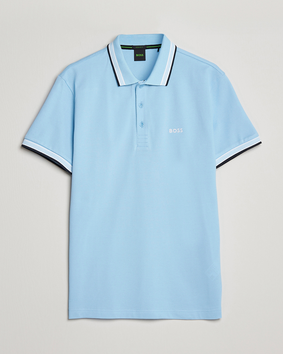 Herre | Polotrøjer | BOSS GREEN | Paddy Piké Pastel Blue