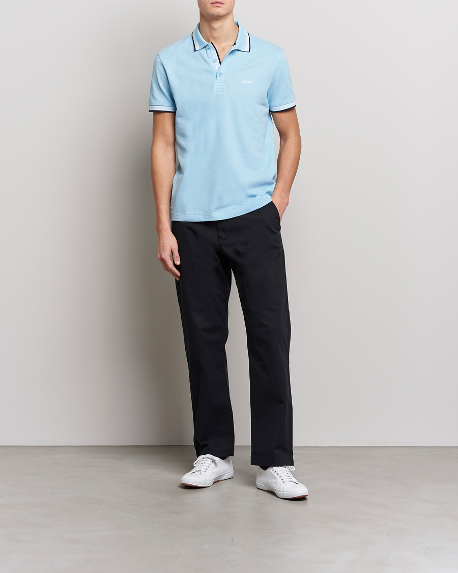 Herre | Polotrøjer | BOSS GREEN | Paddy Piké Pastel Blue