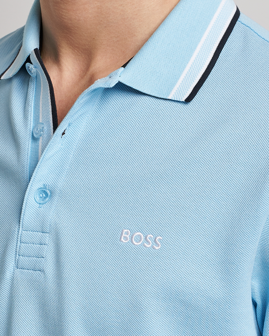 Herre | Polotrøjer | BOSS GREEN | Paddy Piké Pastel Blue