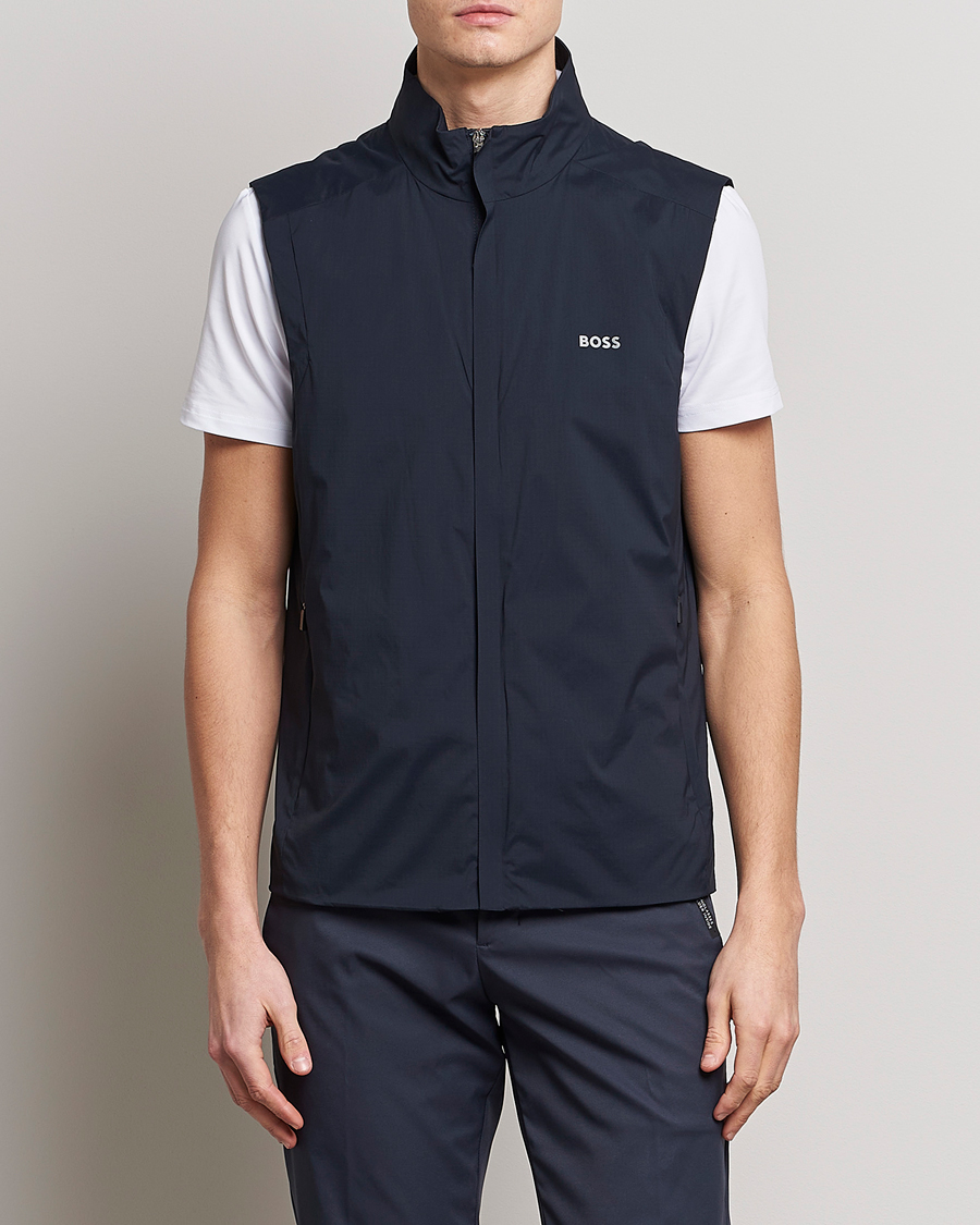Herre | Veste | BOSS GREEN | Axis Performance Vest Dark Blue