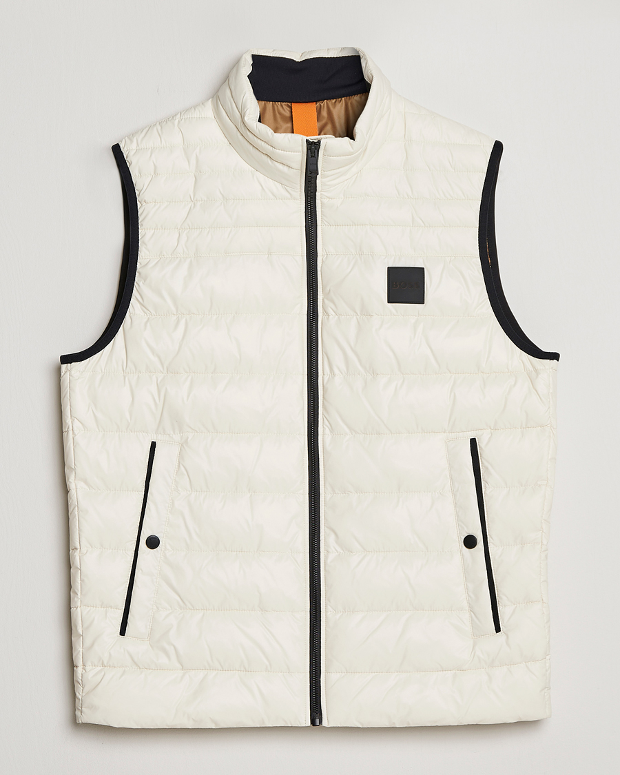 Herre | Veste | BOSS ORANGE | Odeno Down Vest Light Beige
