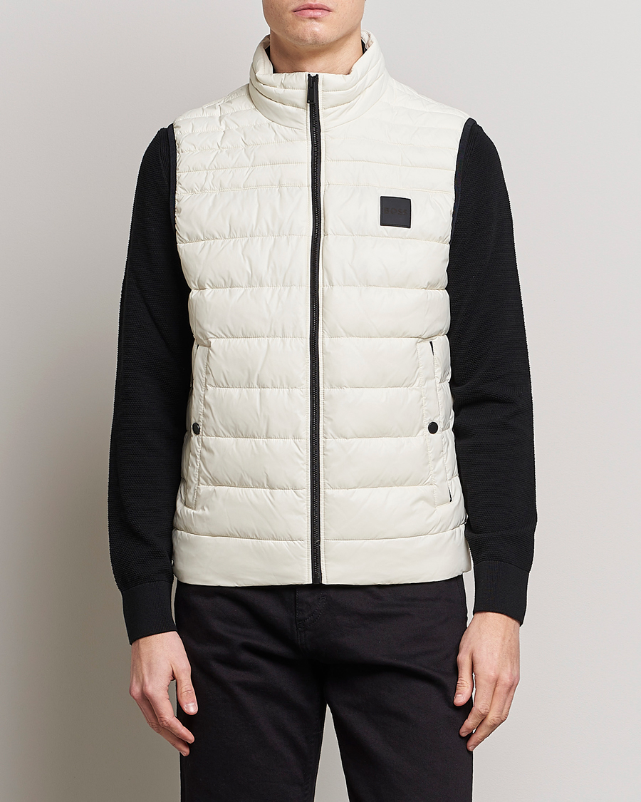 Herre | Veste | BOSS ORANGE | Odeno Down Vest Light Beige