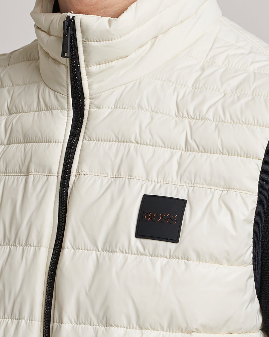 Herre | Veste | BOSS ORANGE | Odeno Down Vest Light Beige