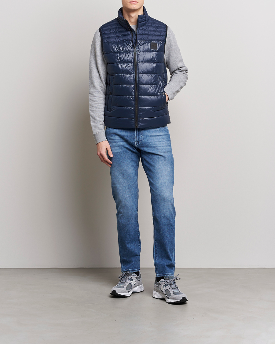 Herre | Veste | BOSS ORANGE | Odeno Down Vest Dark Blue