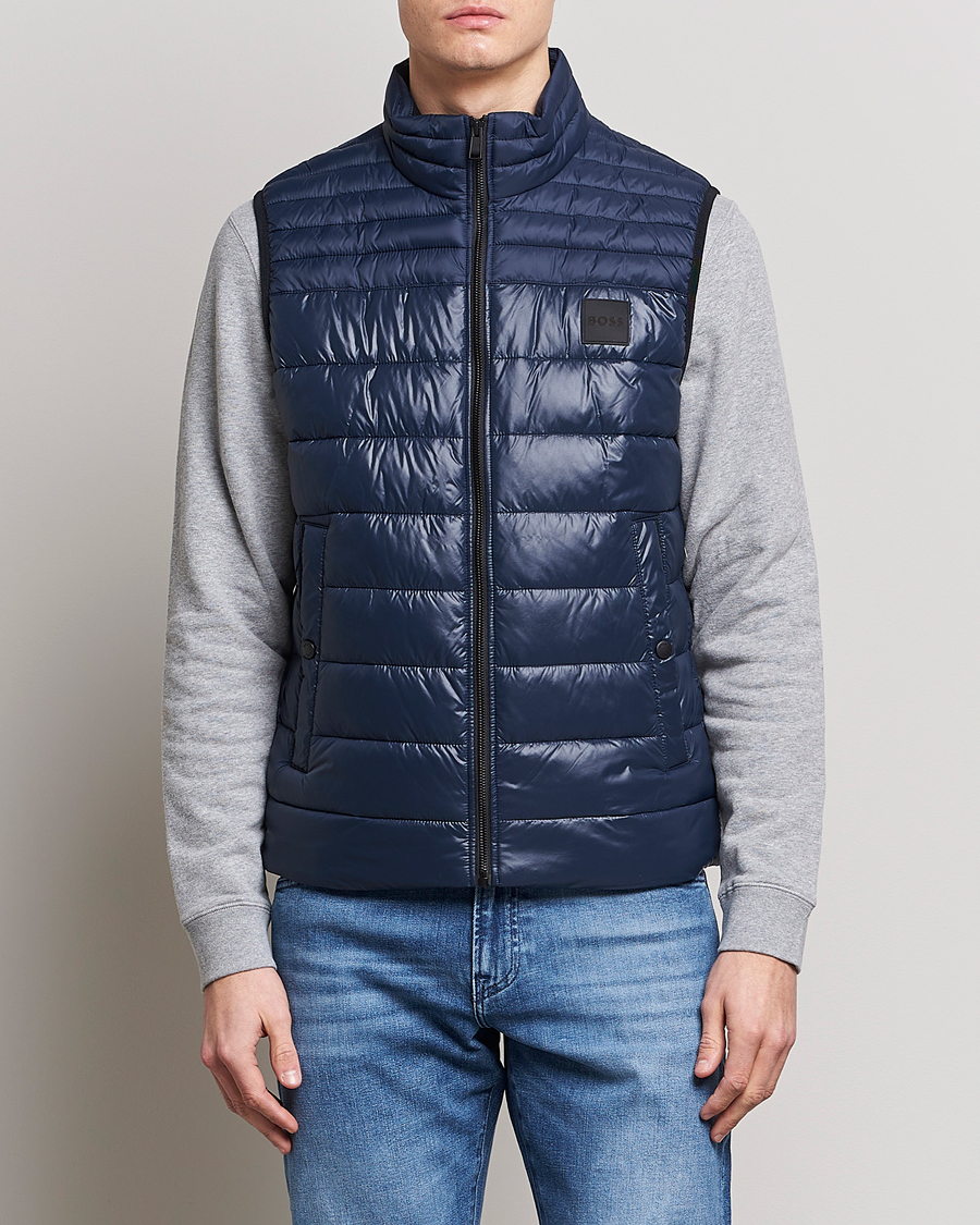 Herre | Veste | BOSS ORANGE | Odeno Down Vest Dark Blue