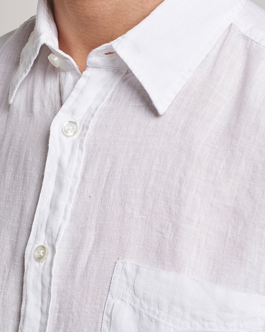 Herre | Skjorter | BOSS ORANGE | Relegant Linen Shirt White