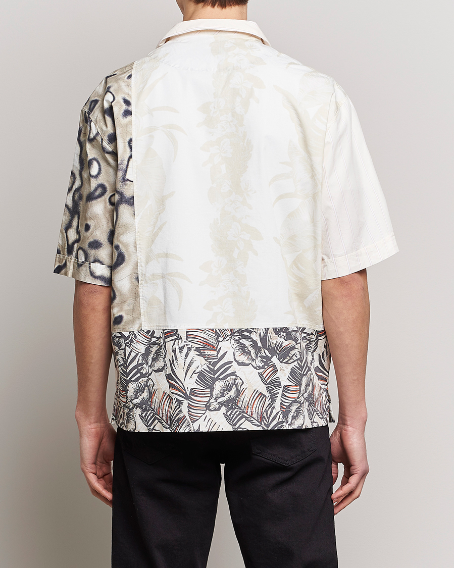 Herre | Skjorter | BOSS ORANGE | Lapis Resort Collar Printed Short Sleeve Shirt Bei