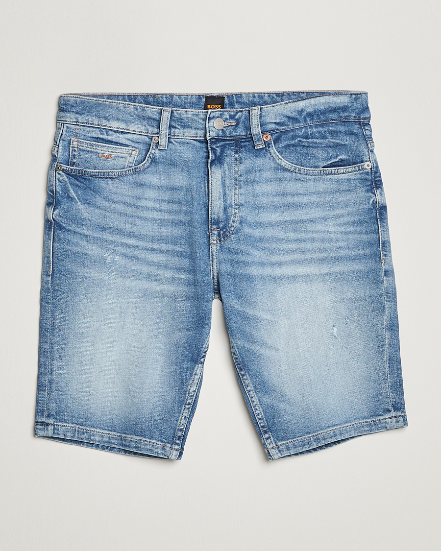 Herre | Shorts | BOSS ORANGE | Delaware Denim Shorts Light Blue