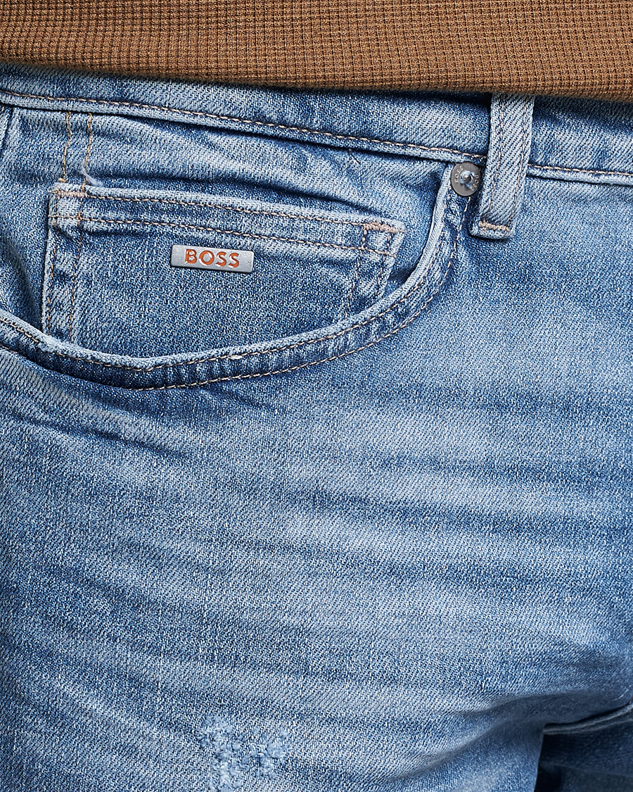 Herre | Shorts | BOSS ORANGE | Delaware Denim Shorts Light Blue