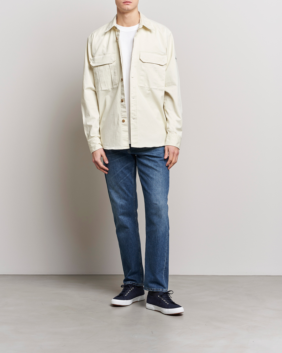 Herre | Skjorter | BOSS ORANGE | Lisel Pocket Overshirt Light Beige