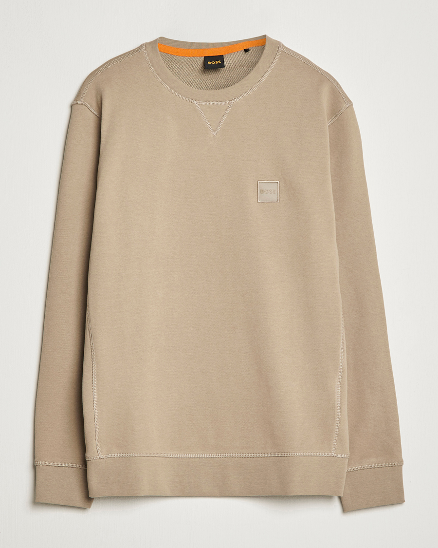 Herre | Trøjer | BOSS ORANGE | Westart Logo Sweatshirt Medium Beige