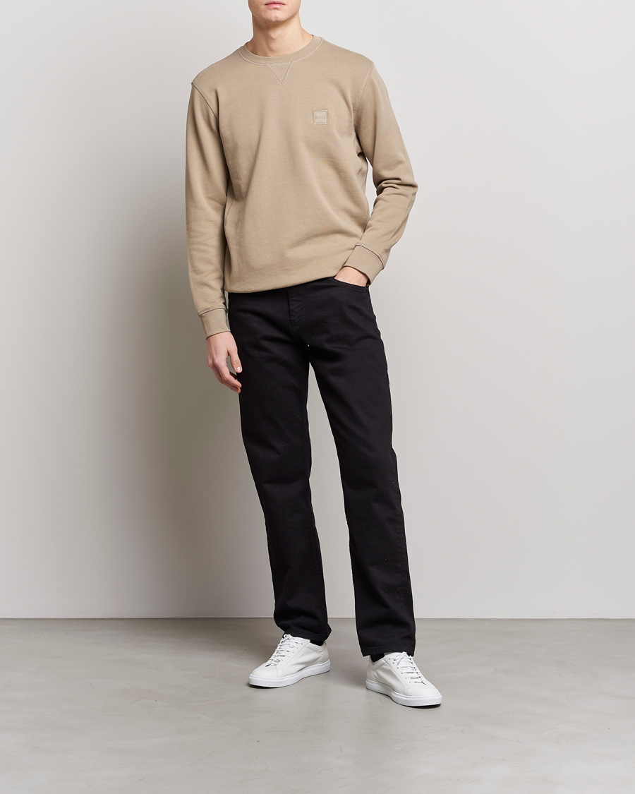 Herre | Trøjer | BOSS ORANGE | Westart Logo Sweatshirt Medium Beige
