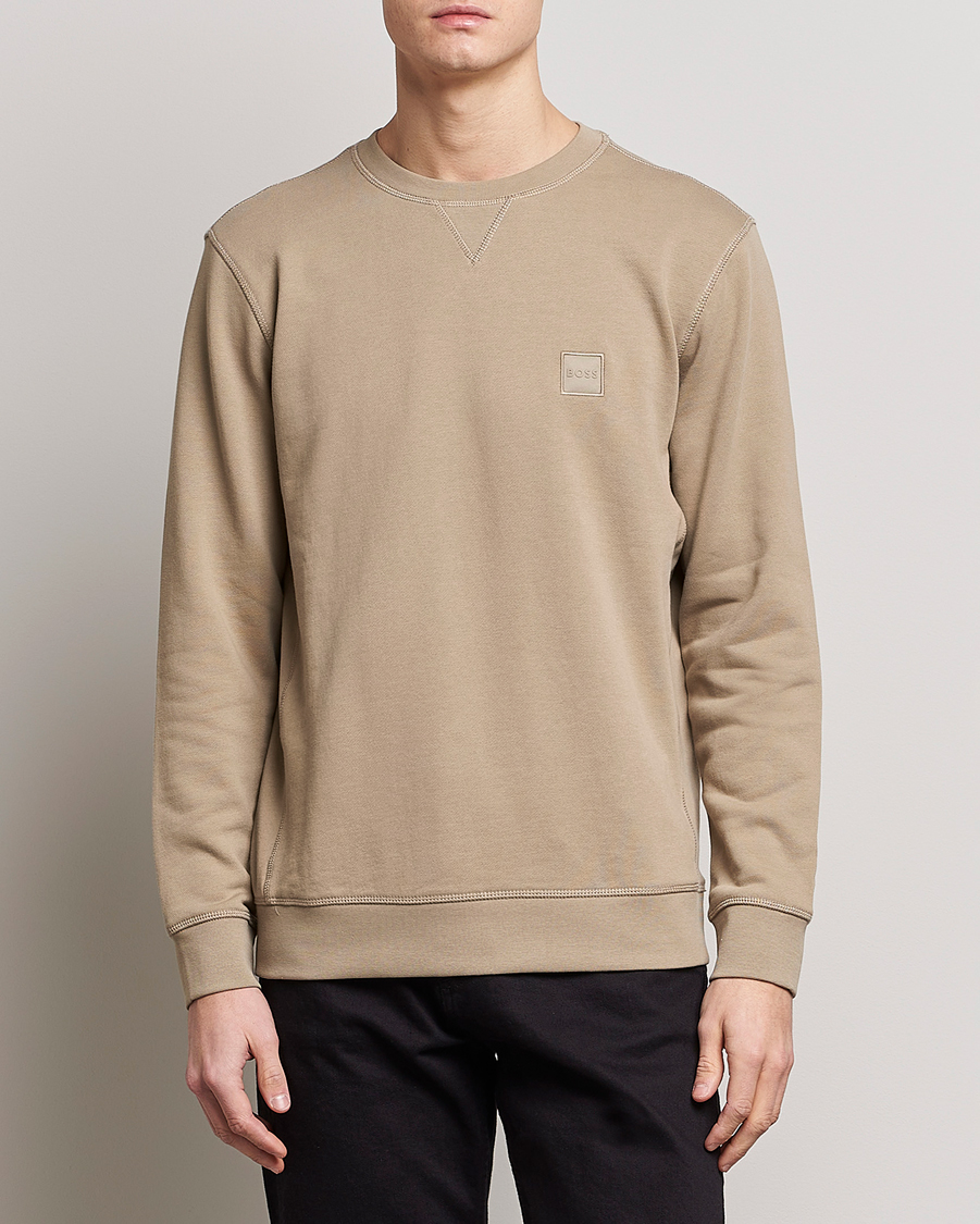Herre | Trøjer | BOSS ORANGE | Westart Logo Sweatshirt Medium Beige