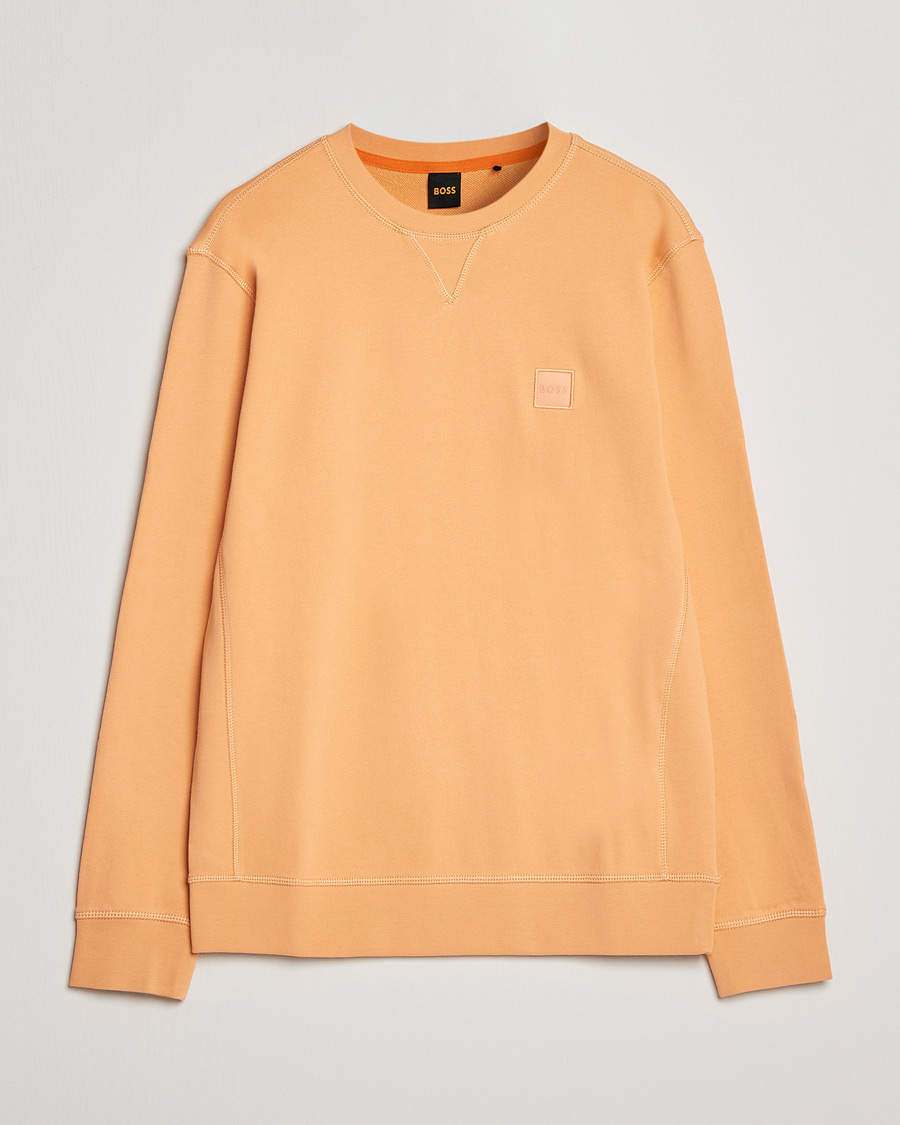 Herre | Trøjer | BOSS ORANGE | Westart Logo Sweatshirt Pastel Orange