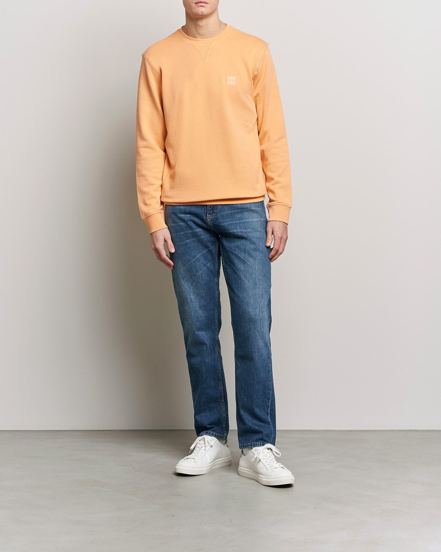 Herre | Trøjer | BOSS ORANGE | Westart Logo Sweatshirt Pastel Orange