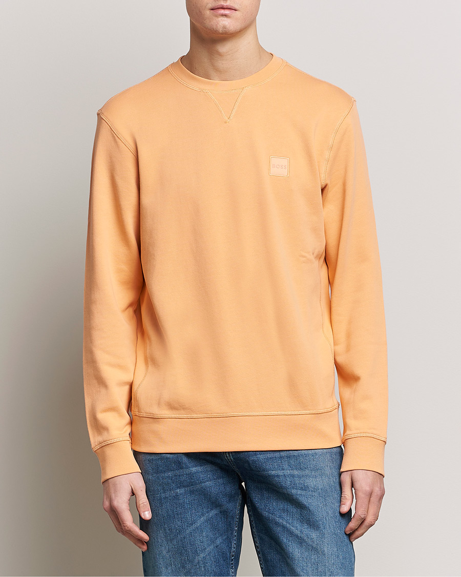 Herre | Trøjer | BOSS ORANGE | Westart Logo Sweatshirt Pastel Orange