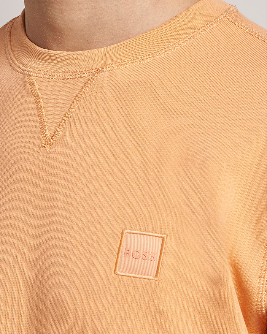 Herre | Trøjer | BOSS ORANGE | Westart Logo Sweatshirt Pastel Orange