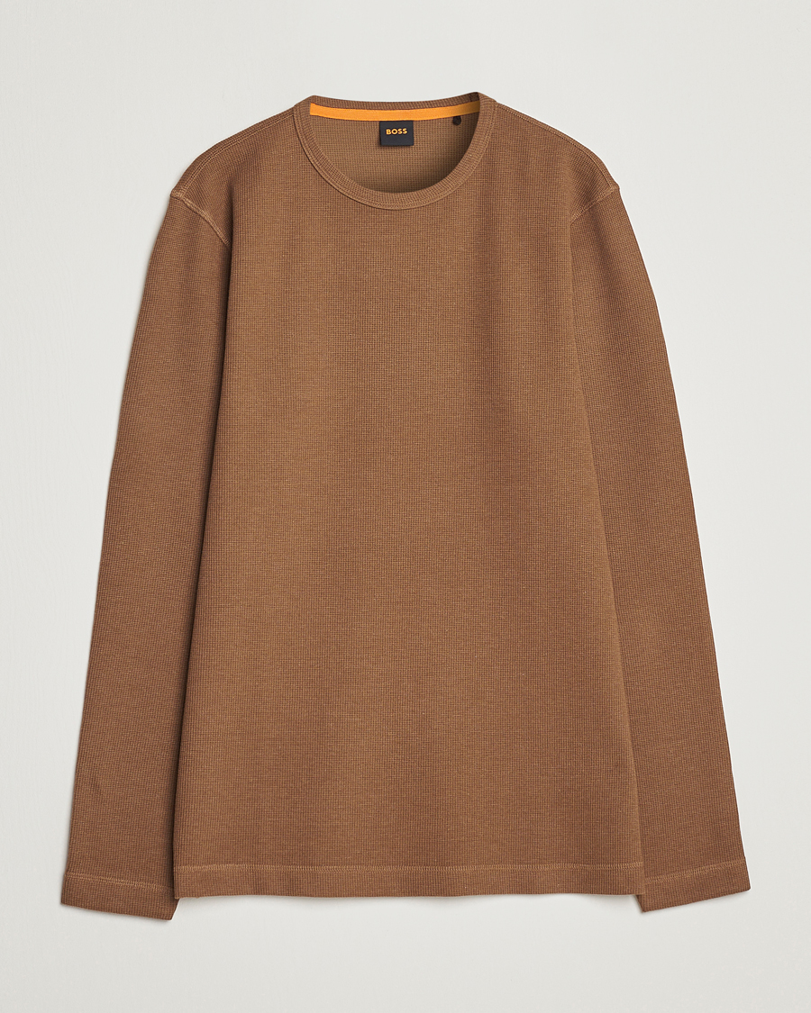 Herre | Trøjer | BOSS ORANGE | Tempesto Sweater Open Beige