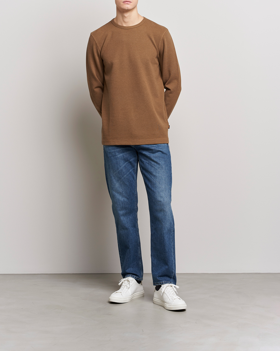 Herre | Trøjer | BOSS ORANGE | Tempesto Sweater Open Beige