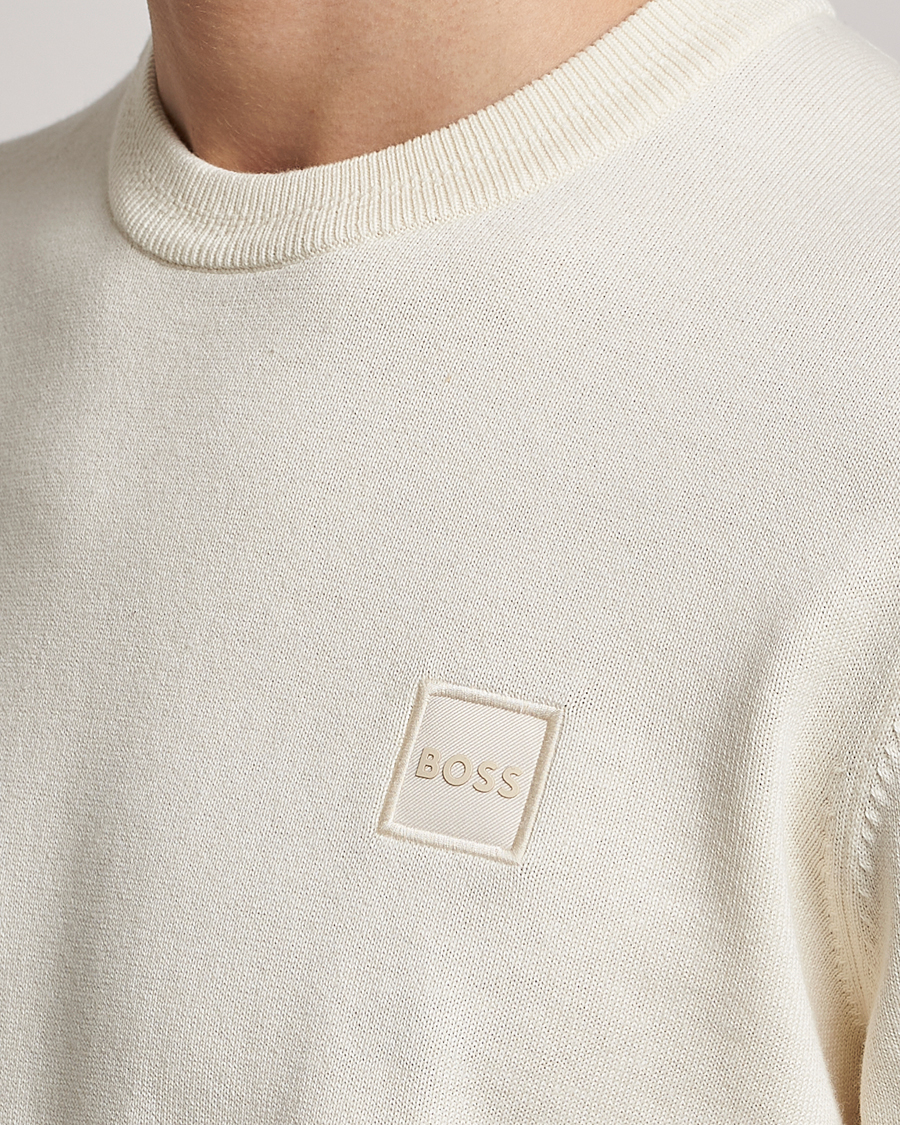 Herre | Trøjer | BOSS ORANGE | Kanovano Knitted Sweater Light Beige