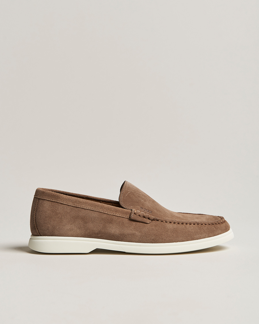 Herre | Sienne Suede Loafer Medium Beige | BOSS BLACK | Sienne Suede Loafer Medium Beige