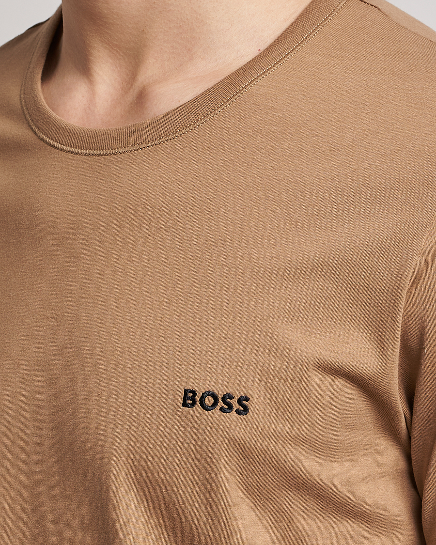 Herre | T-Shirts | BOSS BLACK | 3-Pack Crew Neck T-Shirt Beige/White/Black