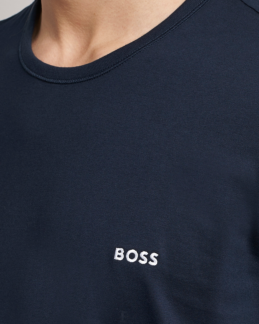 Herre | T-Shirts | BOSS BLACK | 3-Pack Crew Neck T-Shirt Navy/Green/White