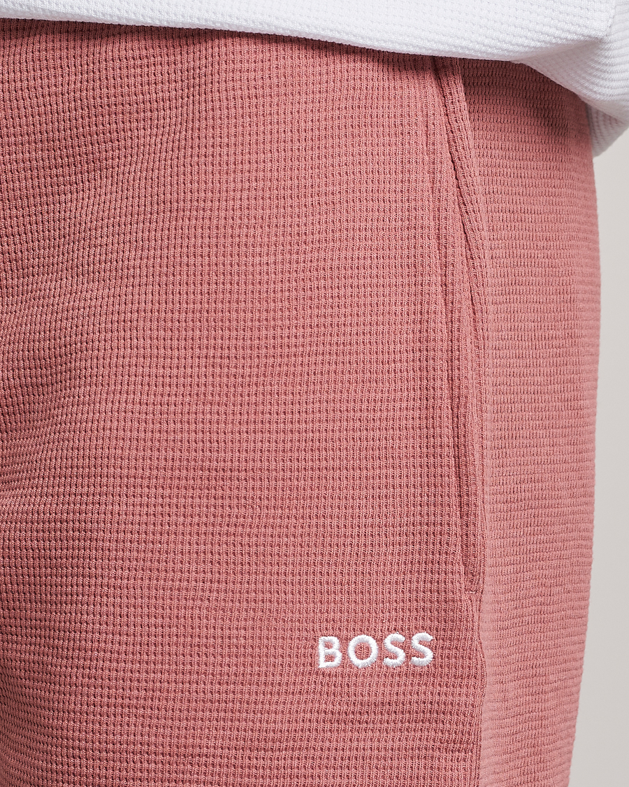 Herre | Shorts | BOSS BLACK | Waffle Logo Shorts Open Pink
