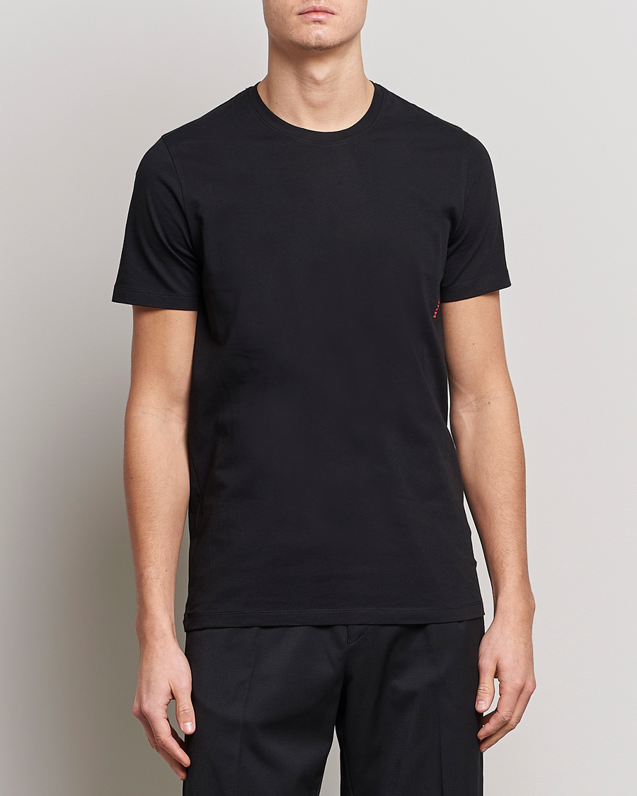 Herre | Flerpak | HUGO | 2-Pack Logo Crew Neck T-Shirt Black