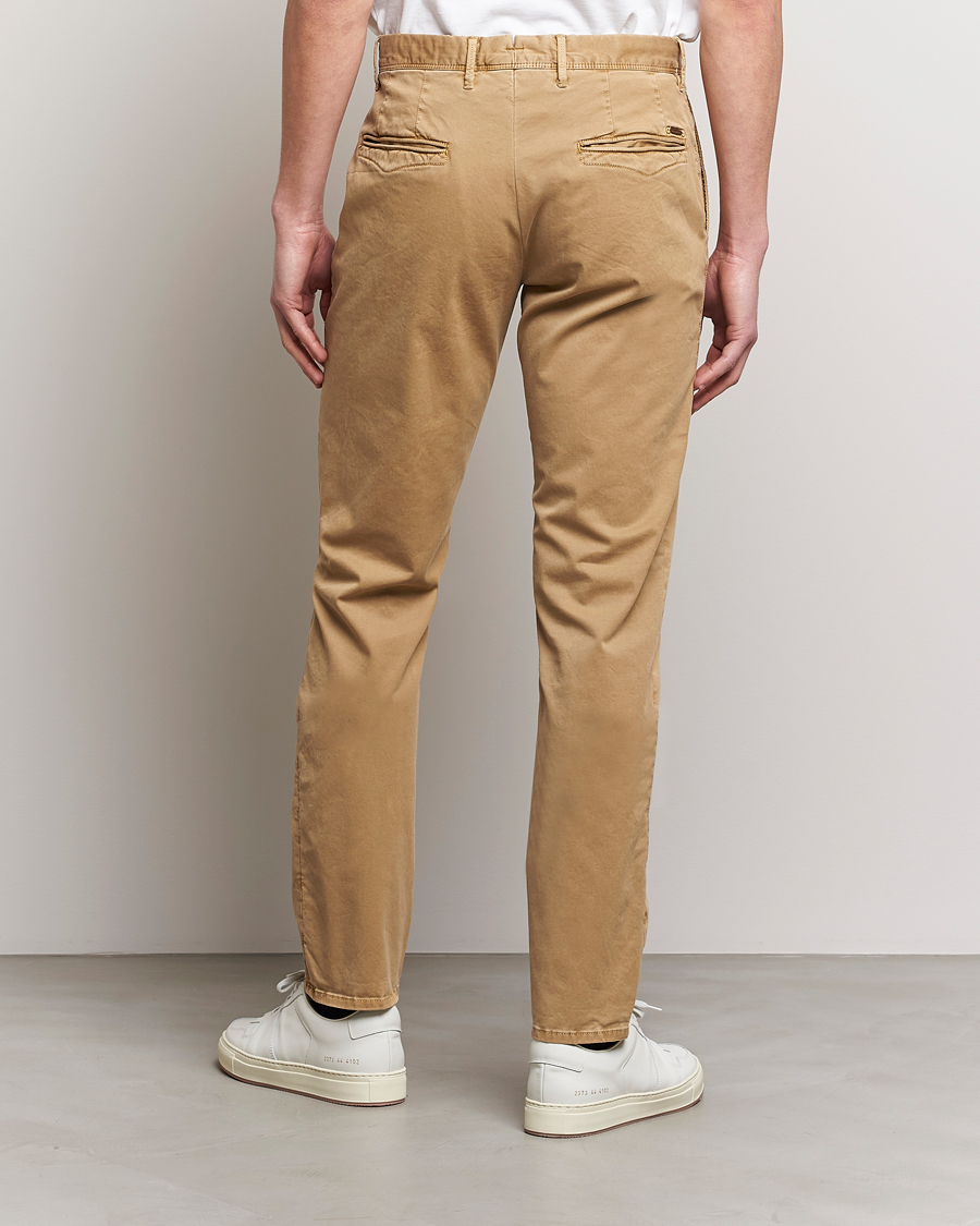 Incotex Garment Dyed Slacks Khaki CareOfCarl.dk