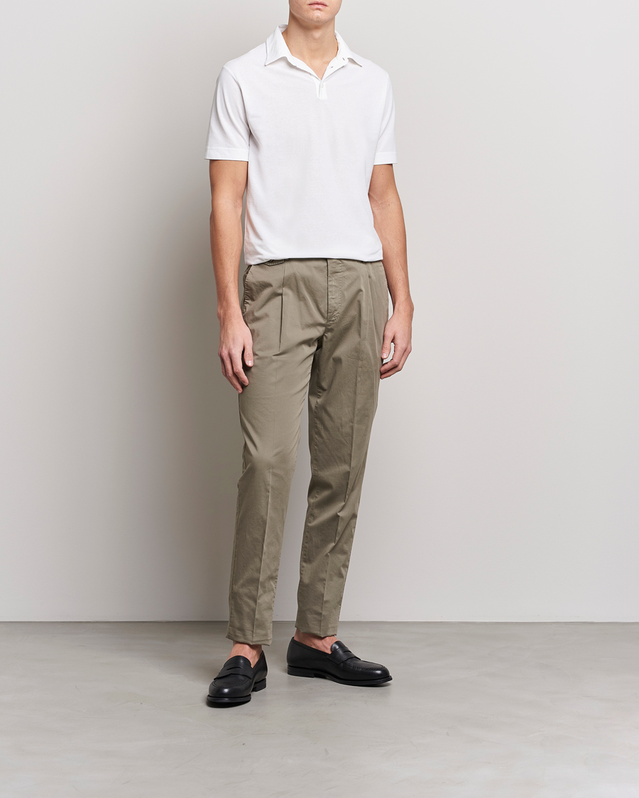 Herre | Polotrøjer | Zanone | Ice Cotton Polo White