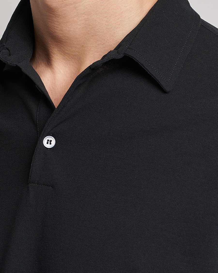 Herre | Polotrøjer | Zanone | Ice Cotton Polo Black