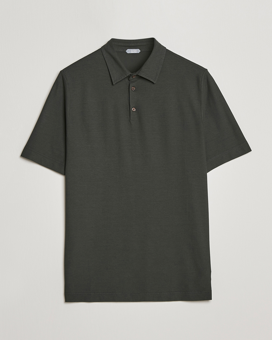 Herre | Polotrøjer | Zanone | Ice Cotton Polo Military