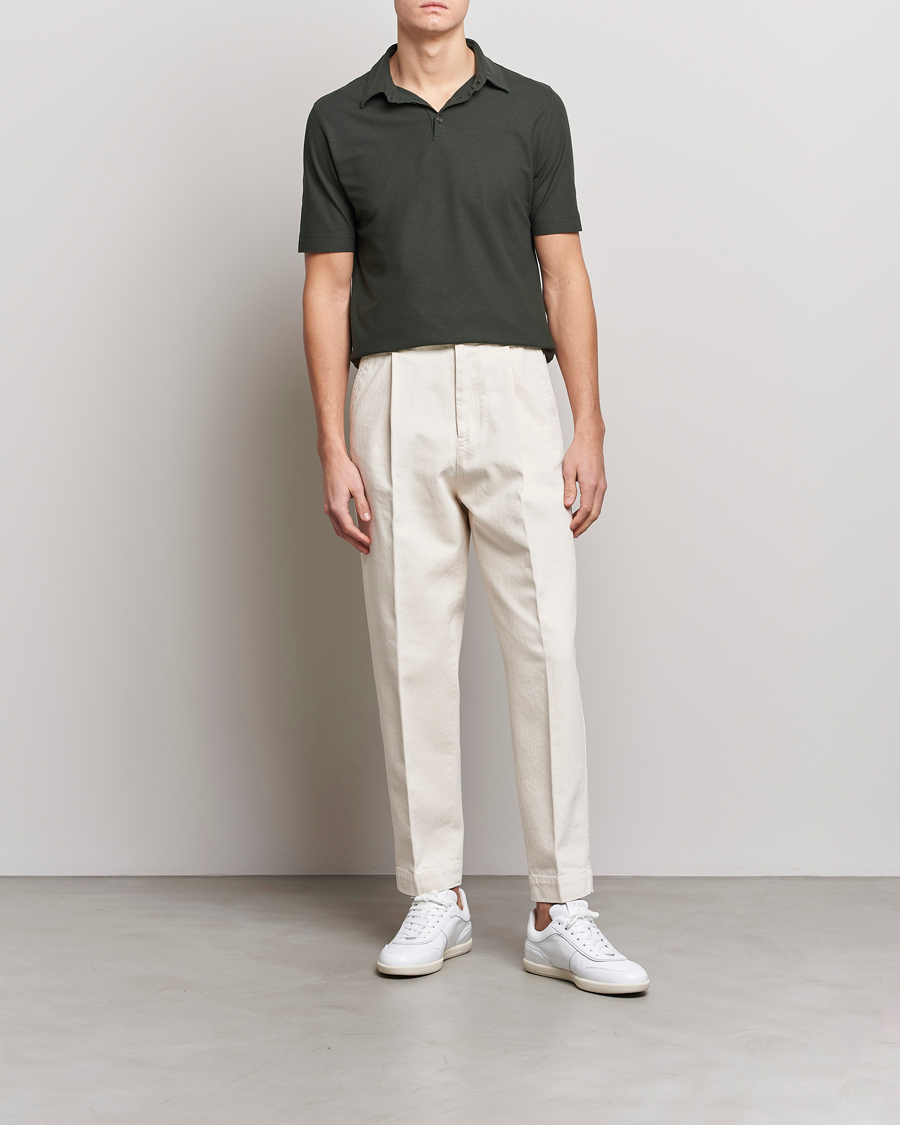 Herre | Polotrøjer | Zanone | Ice Cotton Polo Military