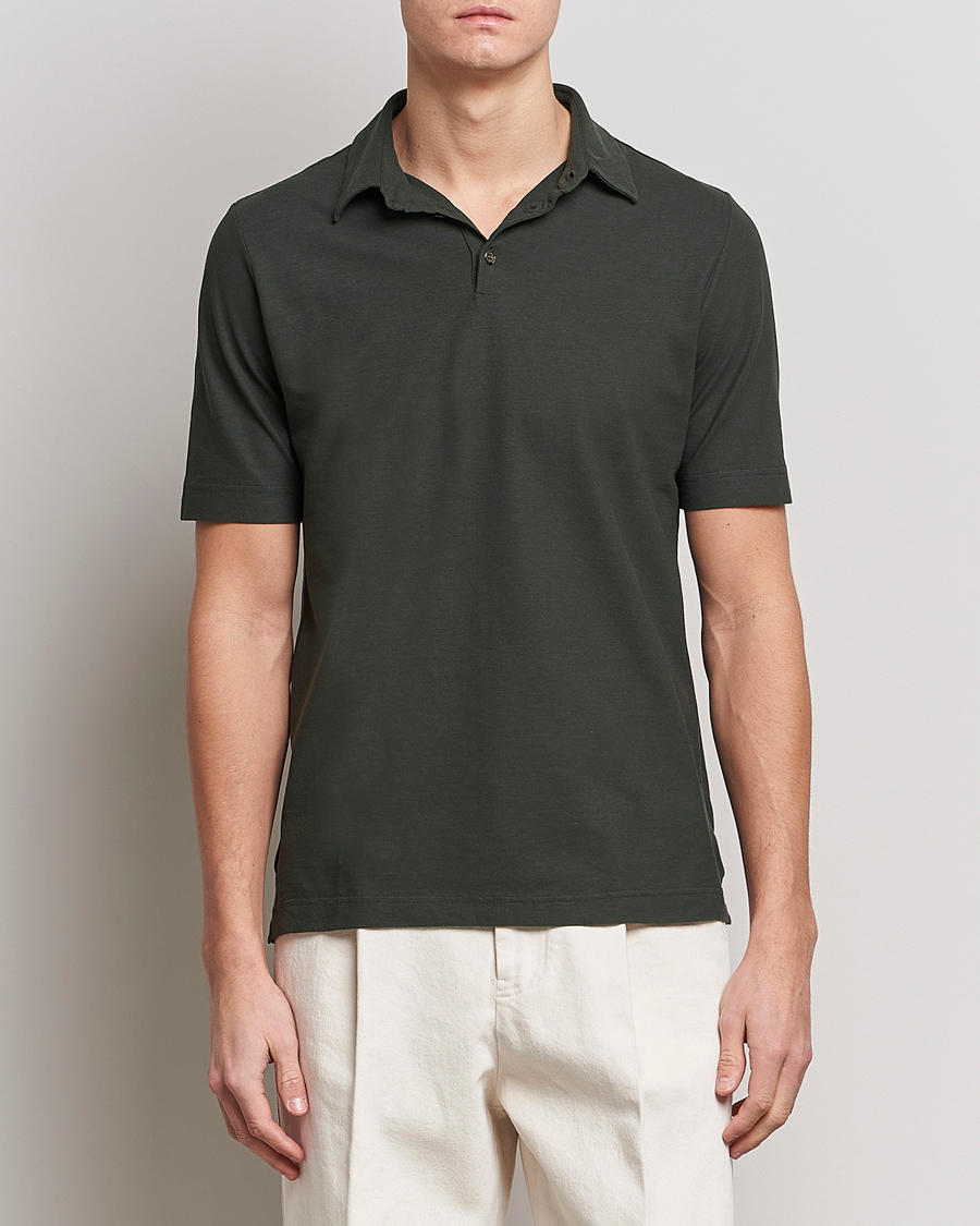 Herre | Polotrøjer | Zanone | Ice Cotton Polo Military