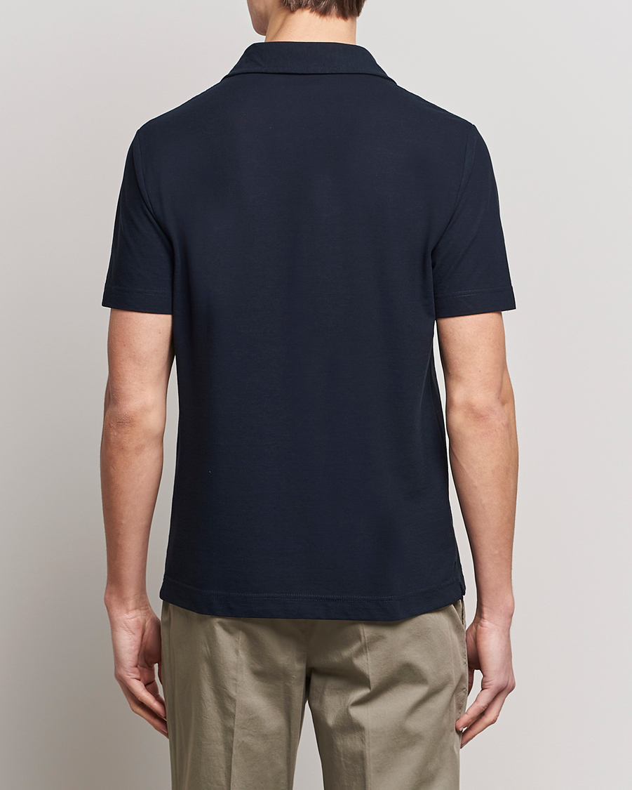 Herre | Polotrøjer | Zanone | Ice Cotton Polo Navy
