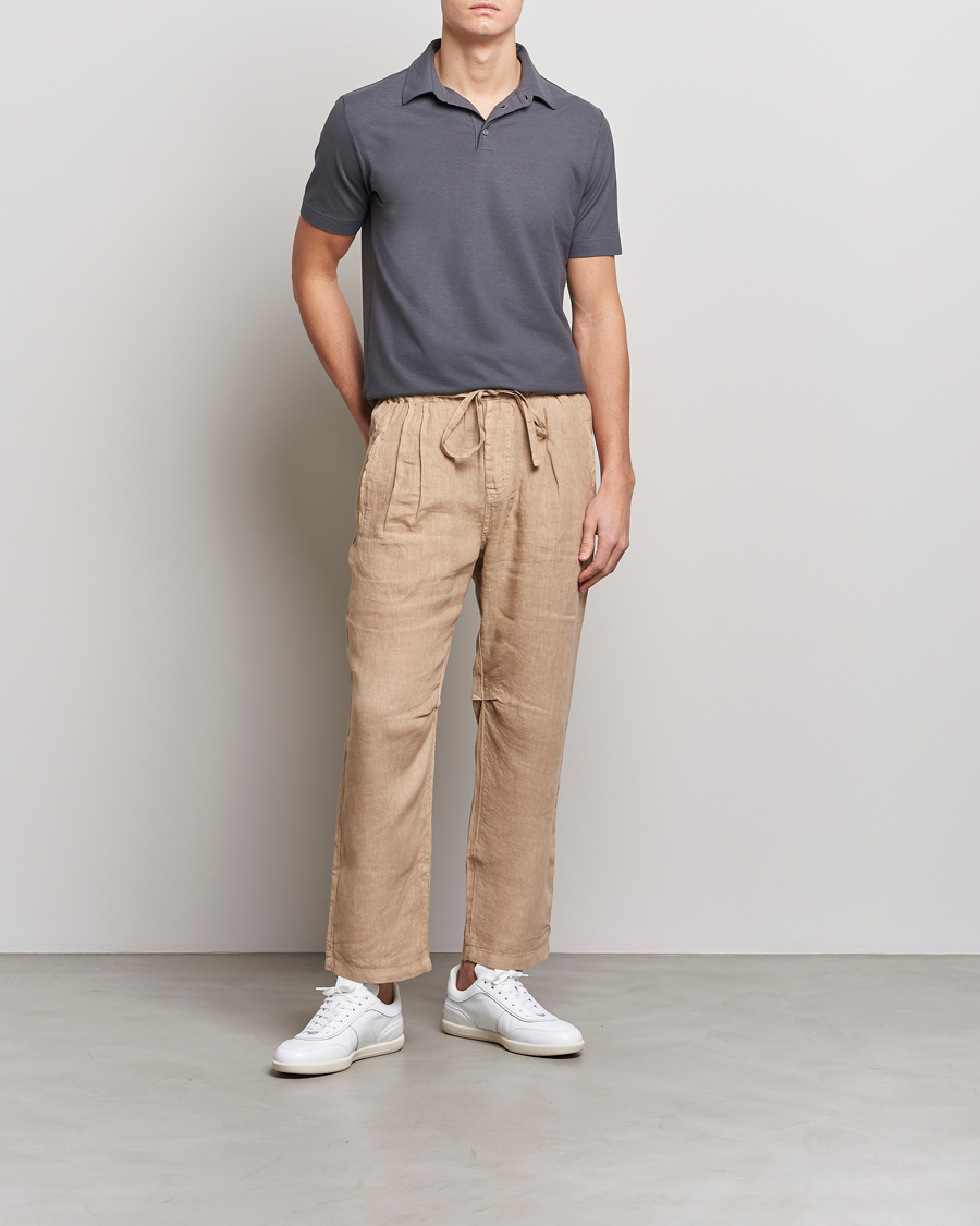 Herre | Polotrøjer | Zanone | Ice Cotton Polo Dark Grey