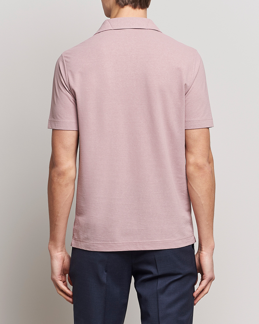 Herre | Polotrøjer | Zanone | Ice Cotton Polo Washed Pink