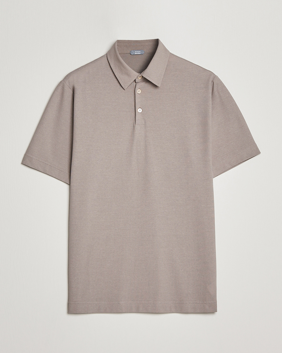 Herre | Polotrøjer | Zanone | Ice Cotton Polo Beige