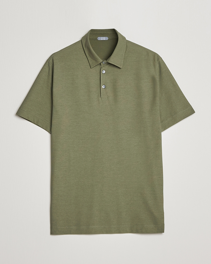 Herre | Polotrøjer | Zanone | Ice Cotton Polo Olive