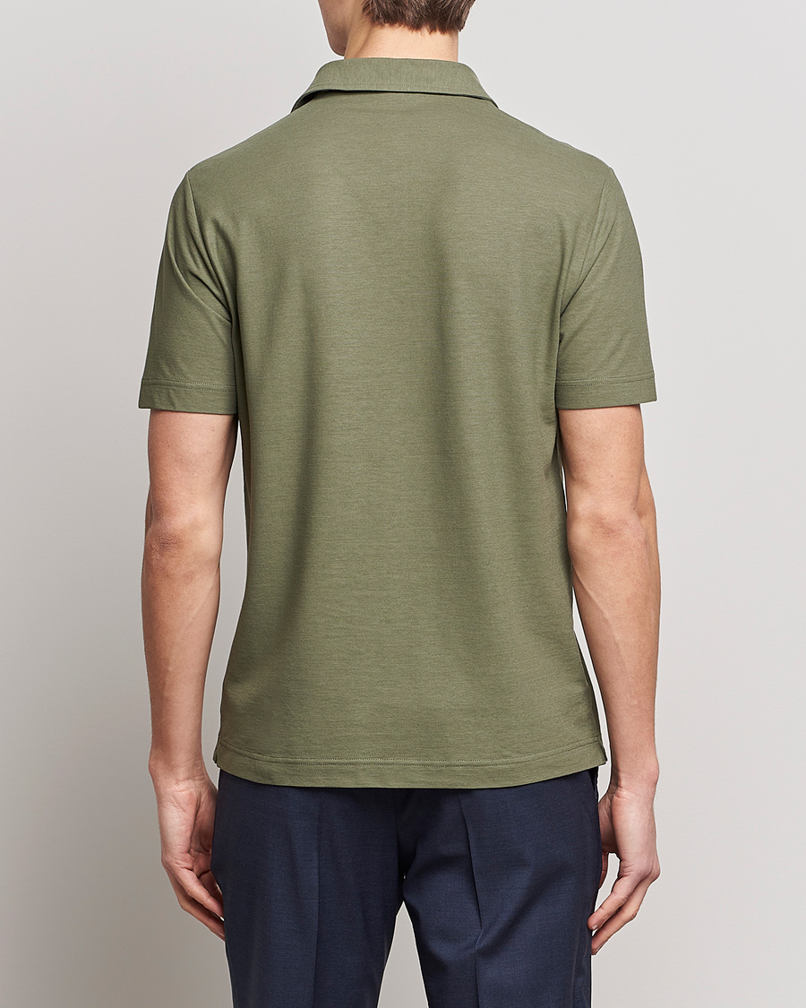 Herre | Polotrøjer | Zanone | Ice Cotton Polo Olive