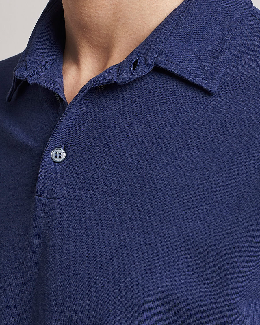 Herre | Polotrøjer | Zanone | Ice Cotton Polo Electric Blue