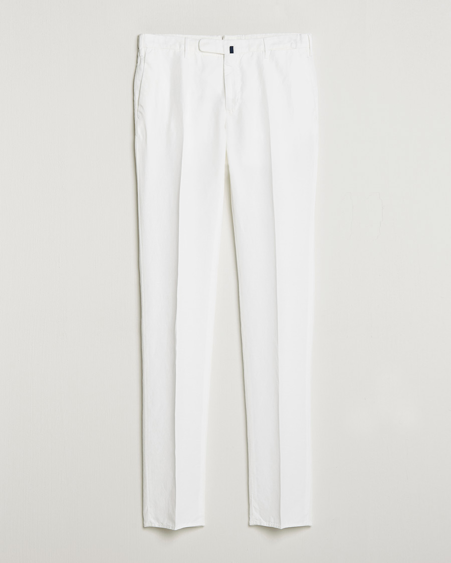 Herre | Bukser | Incotex | Slim Fit Chinolino Trousers White
