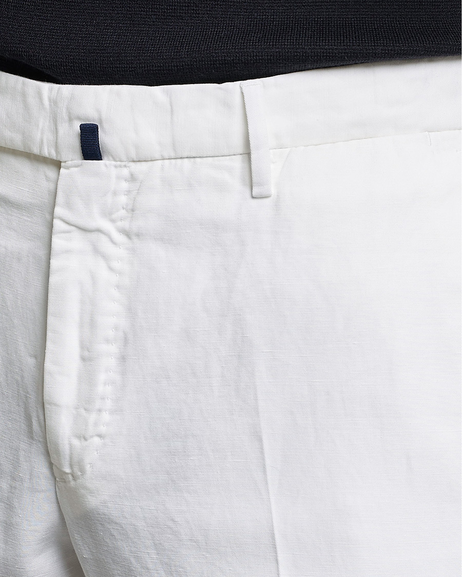 Herre | Bukser | Incotex | Slim Fit Chinolino Trousers White